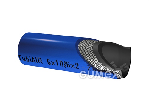 TUBI AIR, 6/12mm, 16bar, PVC/PVC, -5°C/+60°C, blau, 
